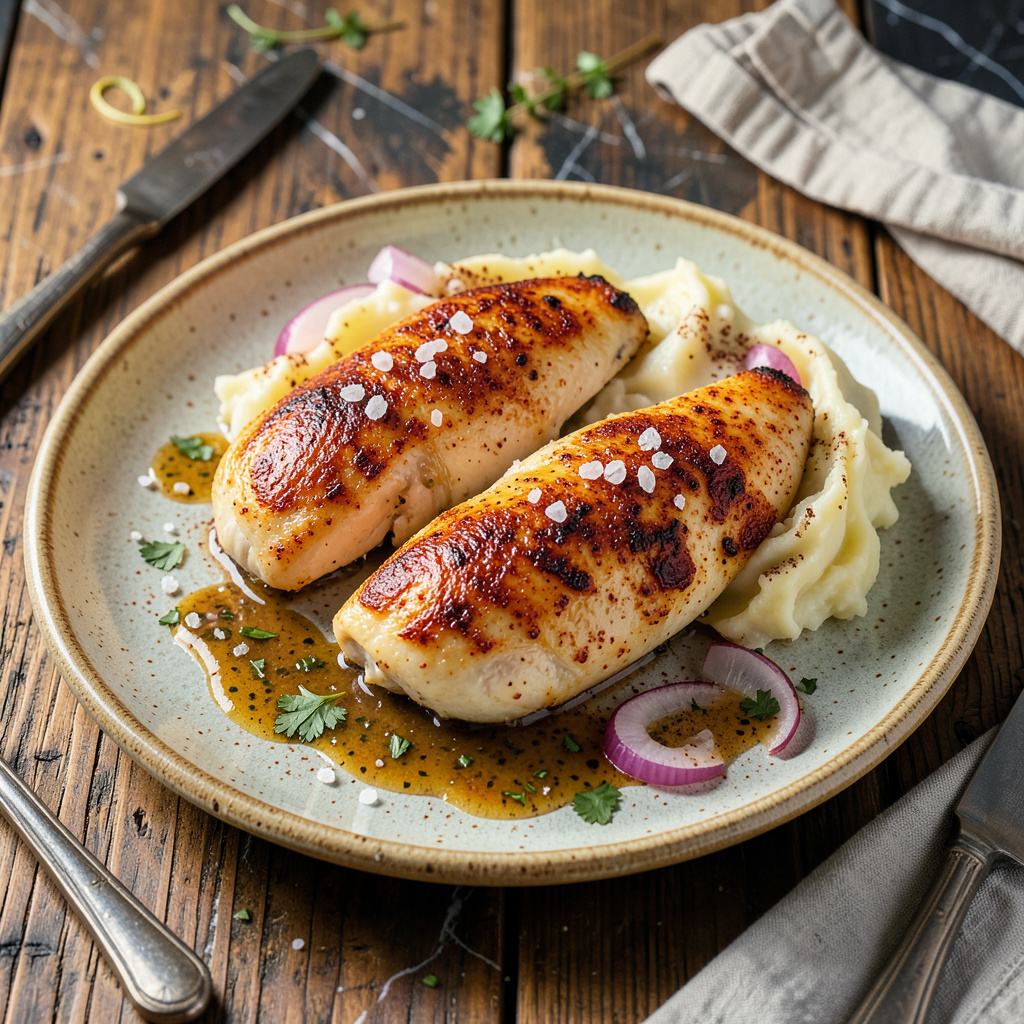 Visual representation of Paprika Chicken Breast Recipe: Smoky Spice Crust With Juicy Centers