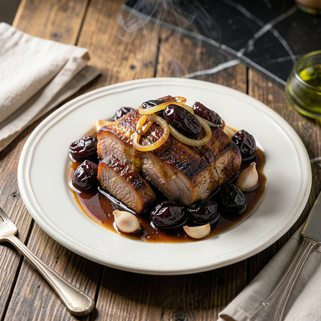 Pork and Prunes French Recipe: Sweet and Savory Norman Tradition - Just ...