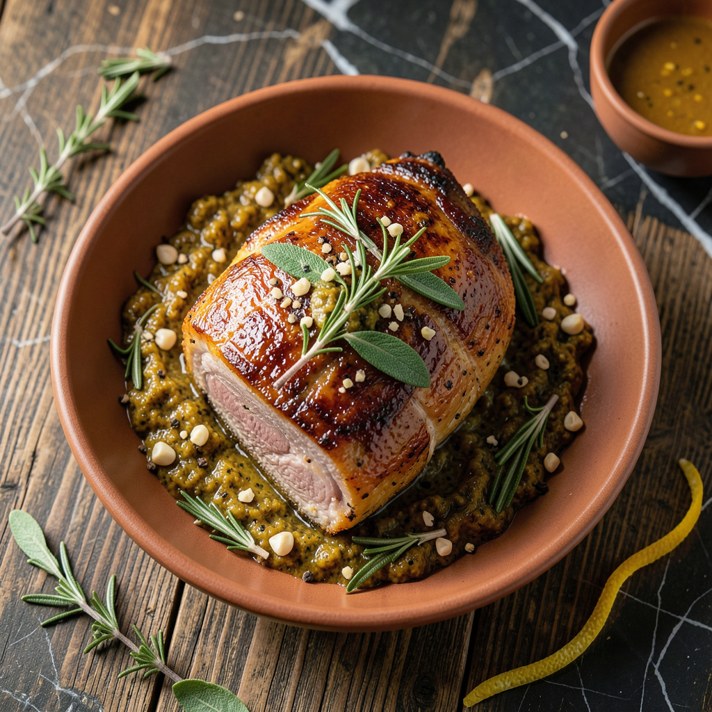 Pork Rib Eye Main Pork Loin Rib Eye Roast Recipe: Herb-Crusted Elegance for Sunday Dinner