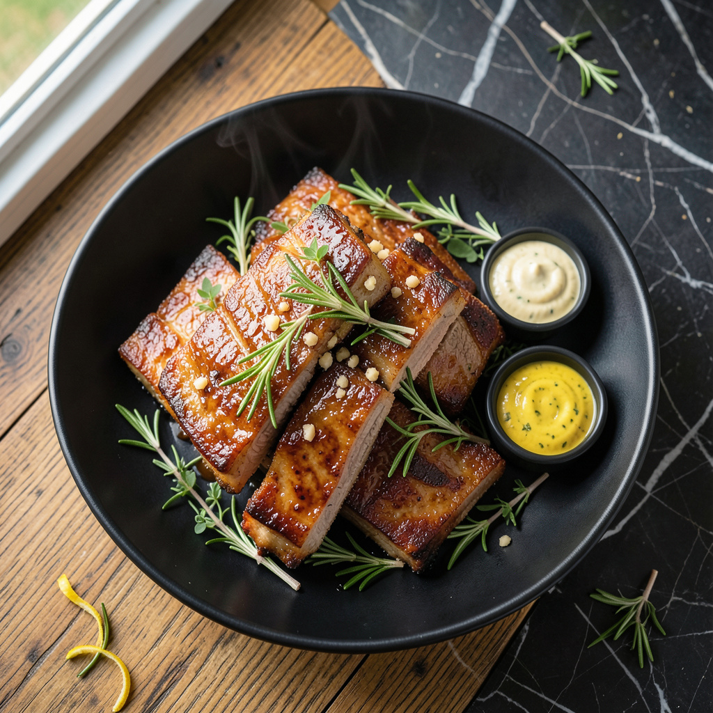 Pork Loin Ribs Recipe: Slow-Roasted with Garlic-Herb Crust