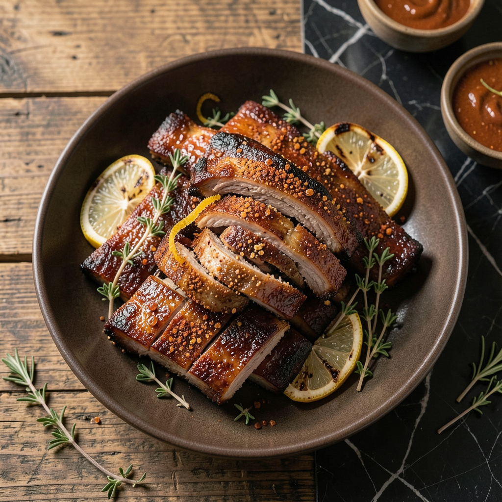 Pork Ribs Western Style Recipe: Smoky Dry-Rubbed Rack with Fall-Off ...
