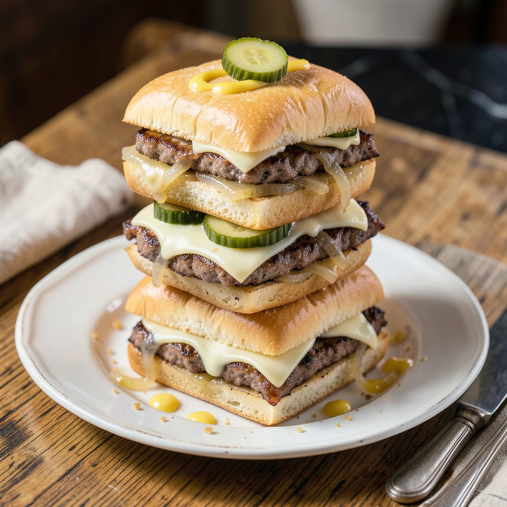 Comprehensive White Castle Copycat Recipe: Iconic Sliders With Steam Grilled Onions visual reference