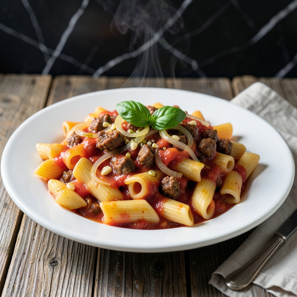 Pork Sausage Rigatoni Rosa Recipe: One-Pot Pink Sauce Indulgence